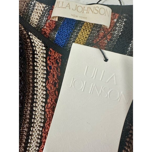 Ulla Johnson Albie Knit Long Sleeve Dress in Zoisite Small New Womens Maxi Gown - Picture 9 of 17